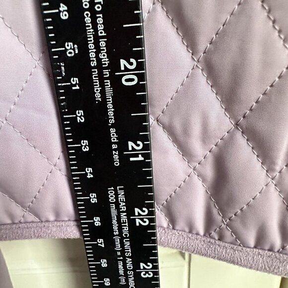 Talbots Lavender Blazer Womens 4 Petite Button Up Quilted Jacket Spring - Picture 12 of 12